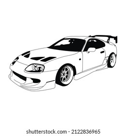 Car Clipart ,Silhouette and Vector