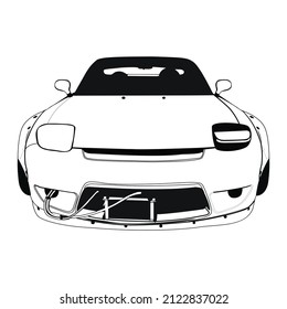 Car Clipart ,Silhouette and Vector