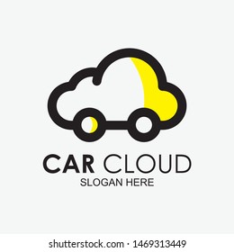 Diseño De Logotipo De Nube De Camión Para Empresas.Icono Camión. Diseño moderno. Ilustración vectorial. Logo plano. Nube de Camión