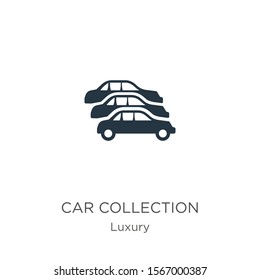 Car collection icon vector. Trendy flat car collection icon from luxury collection isolated on white background. Vector illustration can be used for web and mobile graphic design, logo, eps10