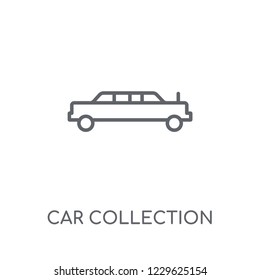 Car collection linear icon. Modern outline Car collection logo concept on white background from Luxury collection. Suitable for use on web apps, mobile apps and print media.