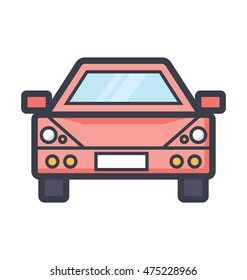 Car Colored Illustration