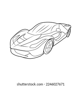 Car Coloring page for kids