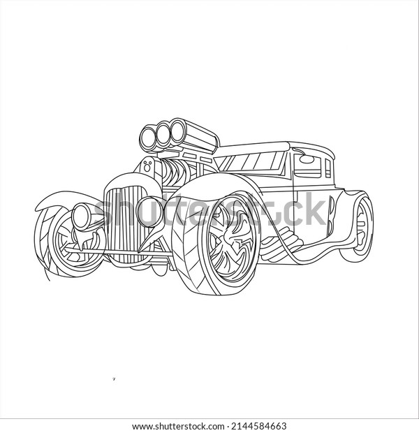 Car Coloring page for\
kids