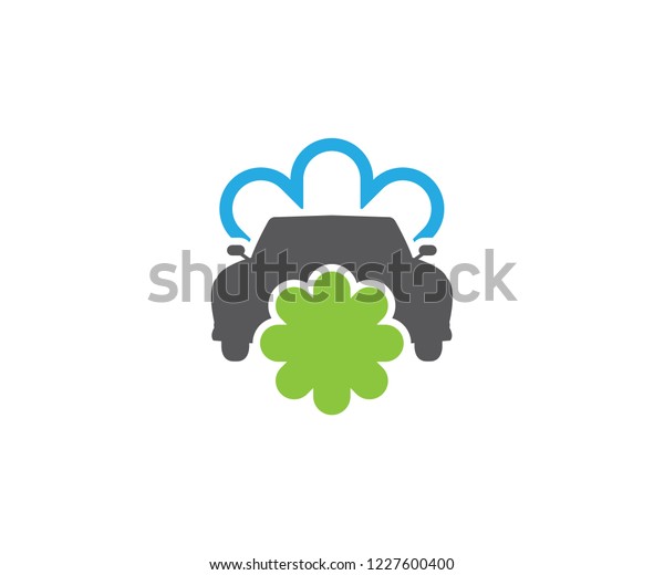 Car community icon transportation vehicle and\
flower symbol