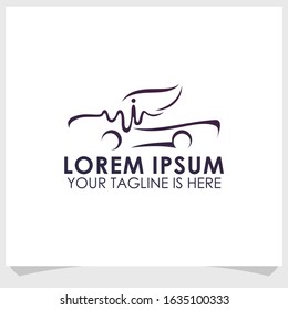 car and community logo template design vector, transportation logo template
