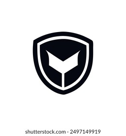 Car company logo, car company branding logo template black and white