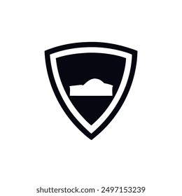 Car company logo, car company branding logo template black and white