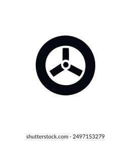 Car company logo, car company branding logo template black and white