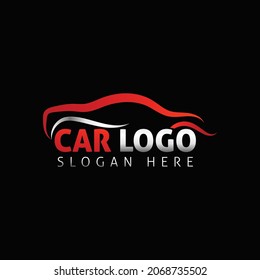 Car company logo design template