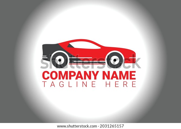 Car Company Logo\
And Icon Design template