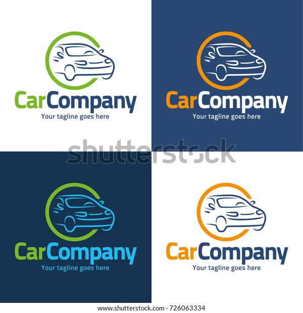 Car Company\
Logo and Icon - Vector\
Illustration.