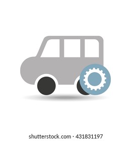 car concept isolated design 