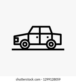 Car concept line icon. Simple element illustration. Car transport concept outline symbol design. Can be used for web and mobile UI/UX . Modern vector style
