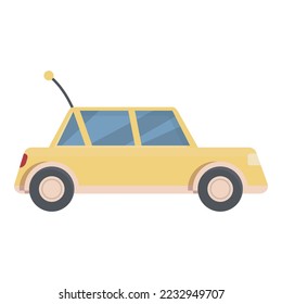 Car control icon cartoon vector. Radio rc. Model robot