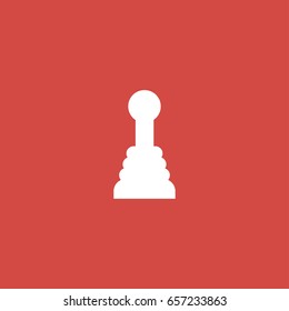 car control icon. sign design. red background