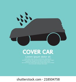 Car Cover Graphic Vector Illustration
