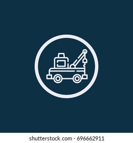 Car crane icon