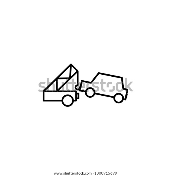 car, crane icon. Can be used for web, logo, mobile\
app, UI, UX