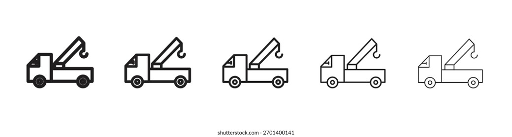 Car crane icon design, logo, app, UI. Vector illustration, EPS
