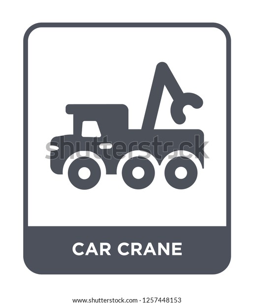 car crane icon vector on white background,\
car crane trendy filled icons from Mechanicons collection, car\
crane simple element\
illustration