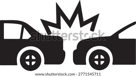 Car crash accident, collision impact, transportation danger, vehicle impact, traffic incident, destruction.