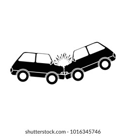 car crash accident icon