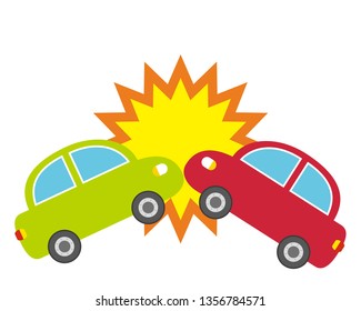 car crash and accidents icons