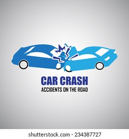 car crash and accidents icons