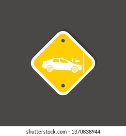 car crash icon