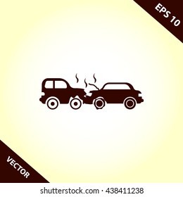 car crash icon