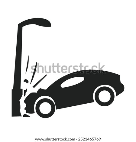 Car Crash Icon symbol, and vector, Can be used for web, print, and mobile