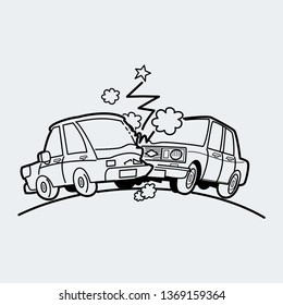 Car Crash Comic Images, Stock Photos & Vectors | Shutterstock