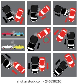 car crash sign
