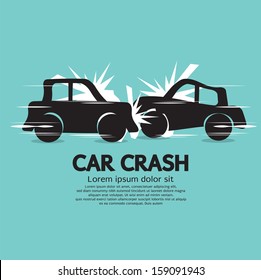 Car Crash Vector Illustration EPS10