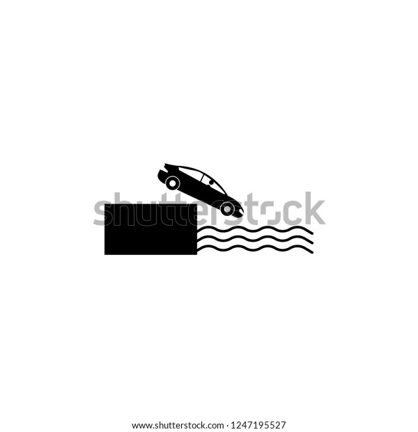 car, crash, water icon. Element\
of car accident and parking icon for mobile concept and web apps.\
Detailed car, crash, water icon can be used for web and\
mobile