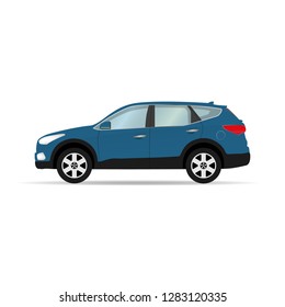  Car crossover with shadow