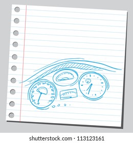 car dashboard