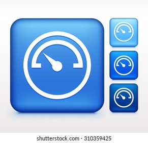 Car Dashboard Colorful Square Button