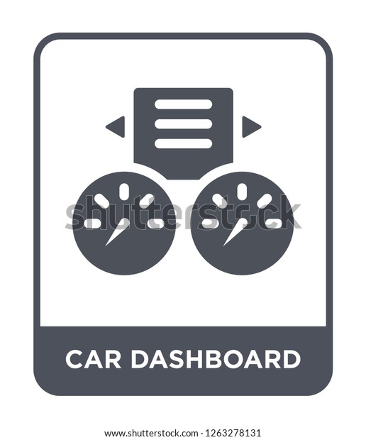 car dashboard icon vector on white\
background, car dashboard trendy filled icons from Car parts\
collection, car dashboard simple element\
illustration