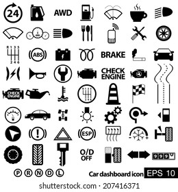 Car Dashboard Icons