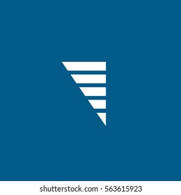 Car Dashboard Indicator Flat Icon On Blue Background
