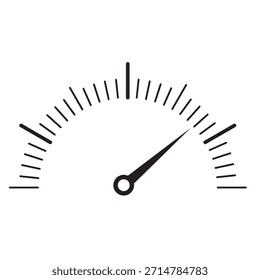 Car Dashboard. Car Panel Display. Car Speedometer Dashboard. Tachometer or Odometer Display. Vector Illustration
