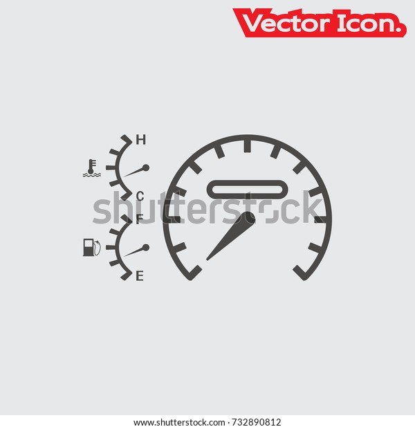 Car\
dashboard panel icon isolated sign symbol and flat style for app,\
web and digital design. Vector\
illustration.