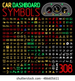 car instrument cluster symbols