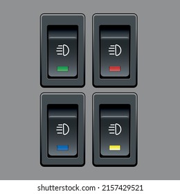 Car dashboard symbol vector illustrator