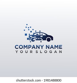 Car Data Logo, Car Icon Vector