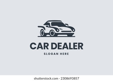 car dealer, auto logo, business brand