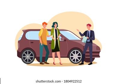 7 Car Salesman Explain Stock Vectors, Images & Vector Art | Shutterstock