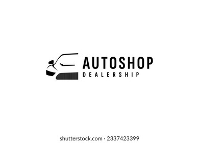 car dealer logo vector icon illustration